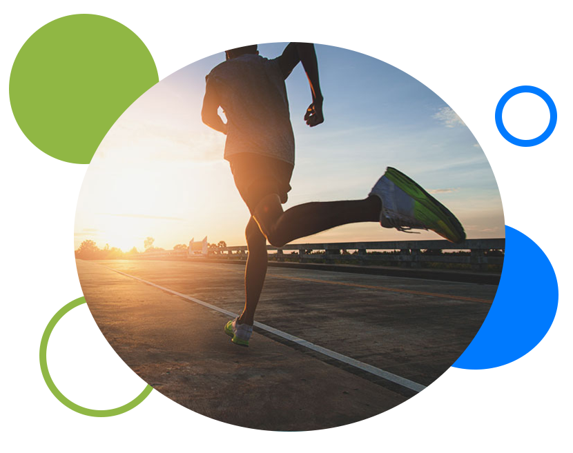 man running